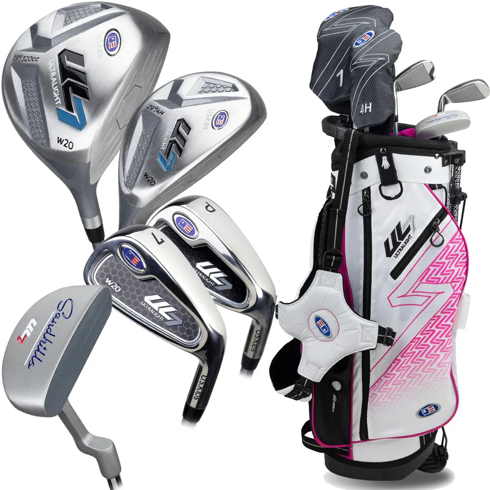 Must-Have U.S Kids Golf Junior Ultralight 7 48 5 Club Stand Set Pink - (48-51" Golfer Height) Weekly Favorite, Golf shaft flex chart
