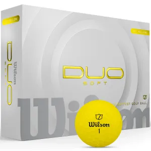Must-Have Wilson Staff Duo Soft Golf Balls - Yellow - 12 Pack Best-Selling, Golf rule book 2024, Golf putter for beginners