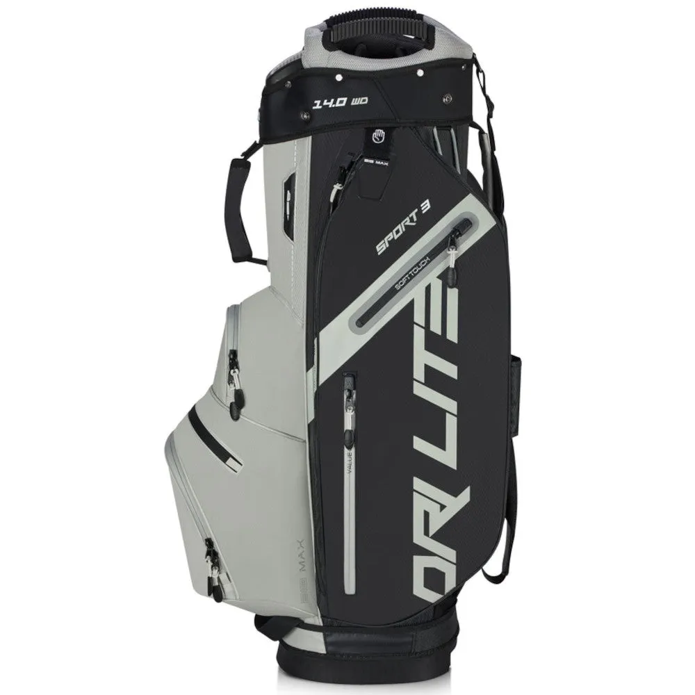 Big Max Dri Lite Sport 3 Cart Bag - Black/Taupe, Best golf irons, Spikeless golf shoes