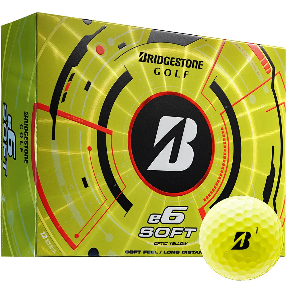 Must Try Bridgestone e6 Golf Balls - Yellow - 12 Pack Pick of the Season, Golf stretching straps, TaylorMade golf clubs