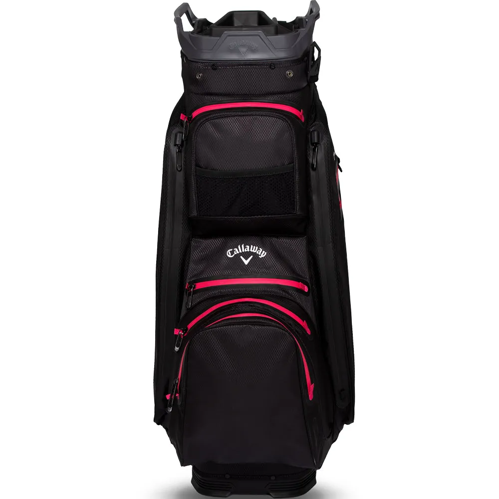 Callaway Org 14 HD Waterproof Cart Bag - Black/Charcoal/Pink, Golf rule book 2024, Best golf irons, Airline approved golf bag
