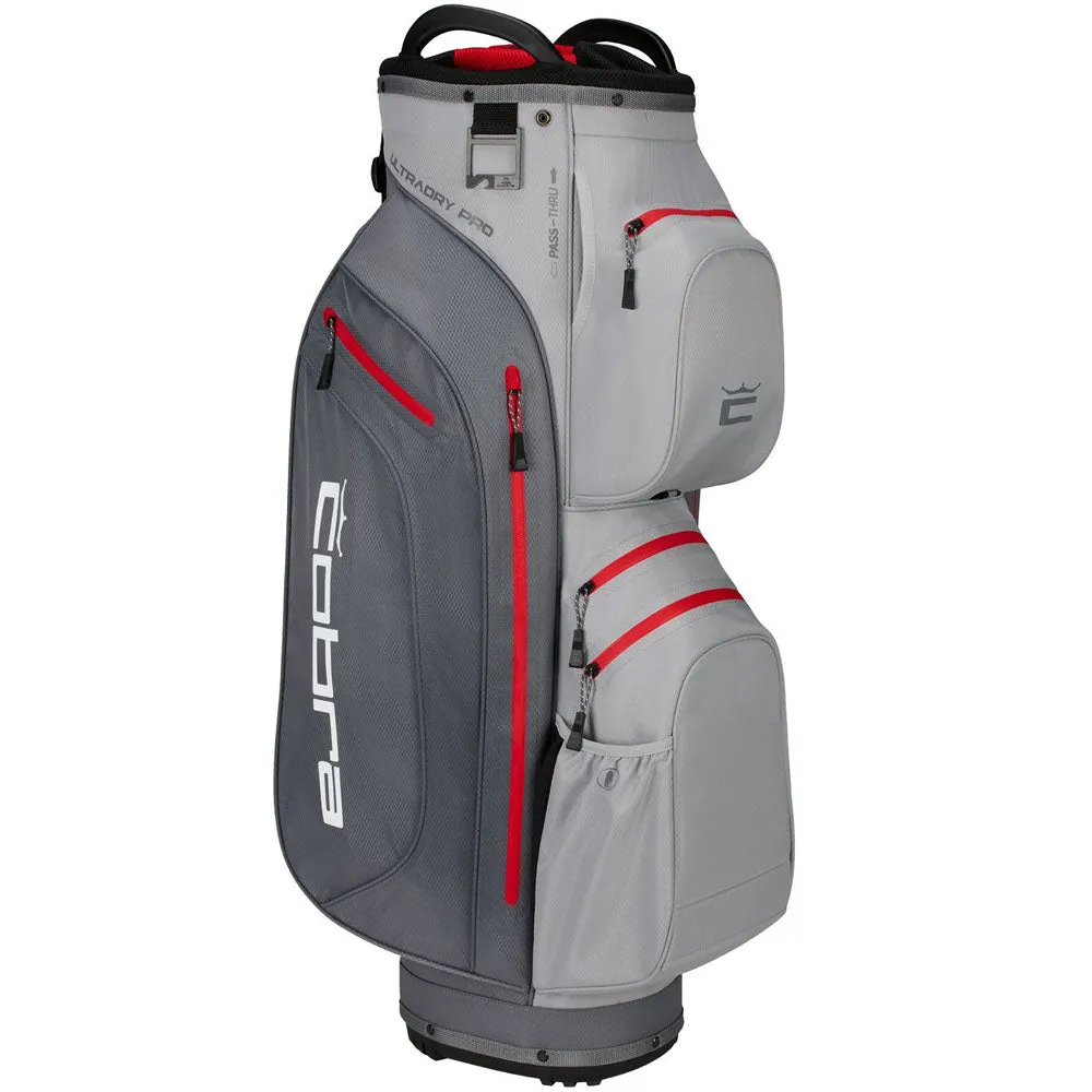 Cobra Ultradry Pro Cart Waterproof Cart Bag - High Risk Red/High Rise, Golf GPS watch, Graphite golf shafts, Vegan golf shoes