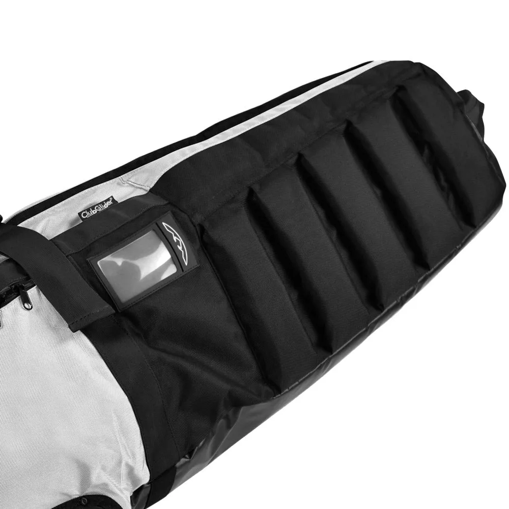 Sun Mountain Club Glider Meridian Travel Cover - Black/White/Red, Novelty golf head covers, Golf meme gifts