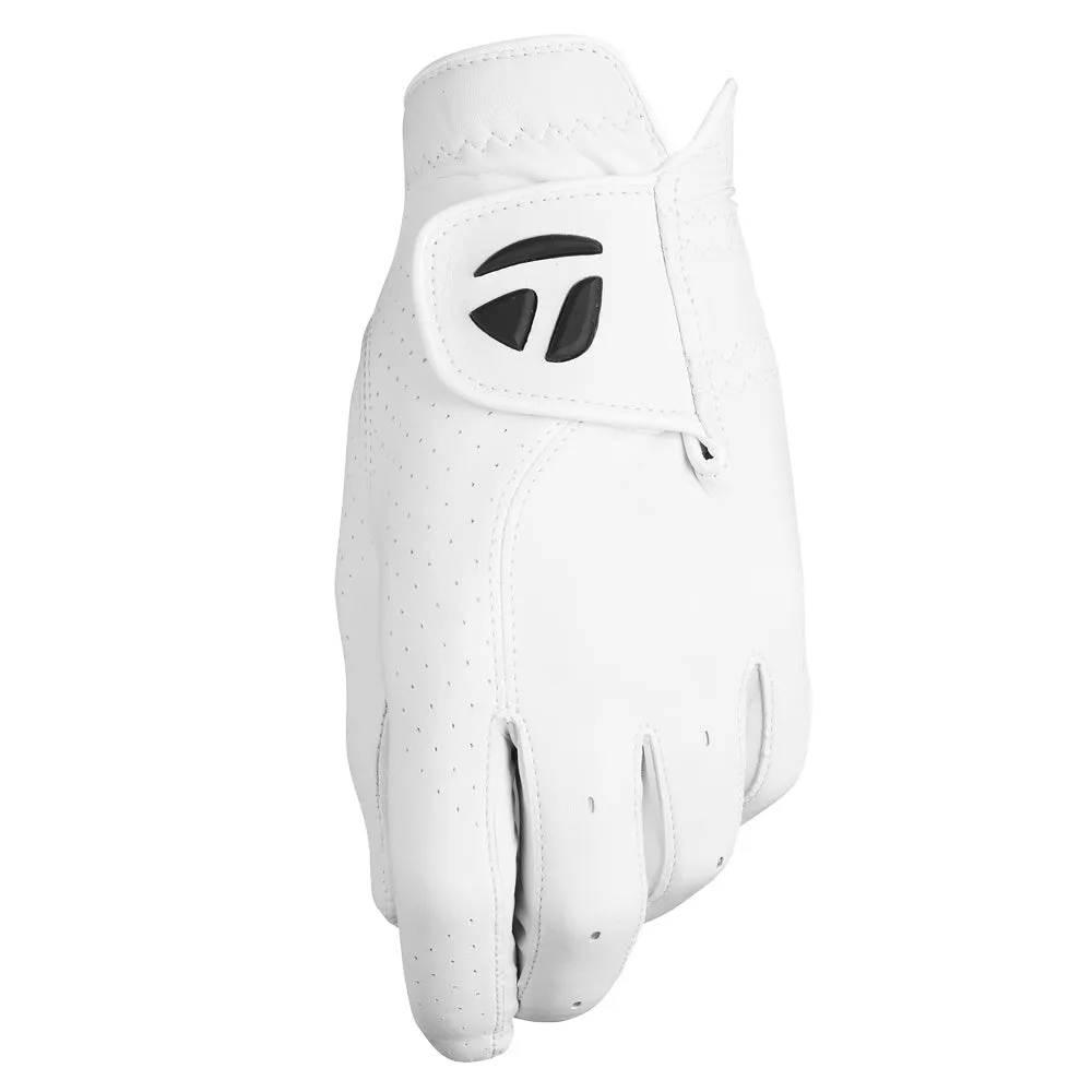 TaylorMade Tour Preferred Leather Glove - White, Golf training aid, Vegan golf shoes