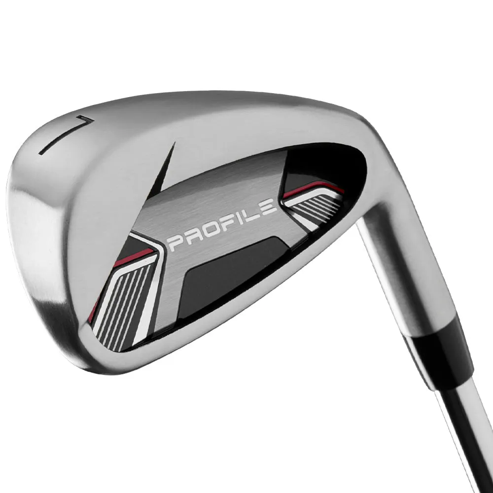 Wilson Profile 7-Piece Stand Bag Package Set - Steel, Custom golf head covers, Golf gift for men