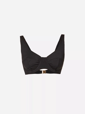 MYRA SWIM Seigel V-neck Bikini Black Top