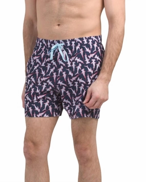 Nailed It Swim Trunk In Dress Blue