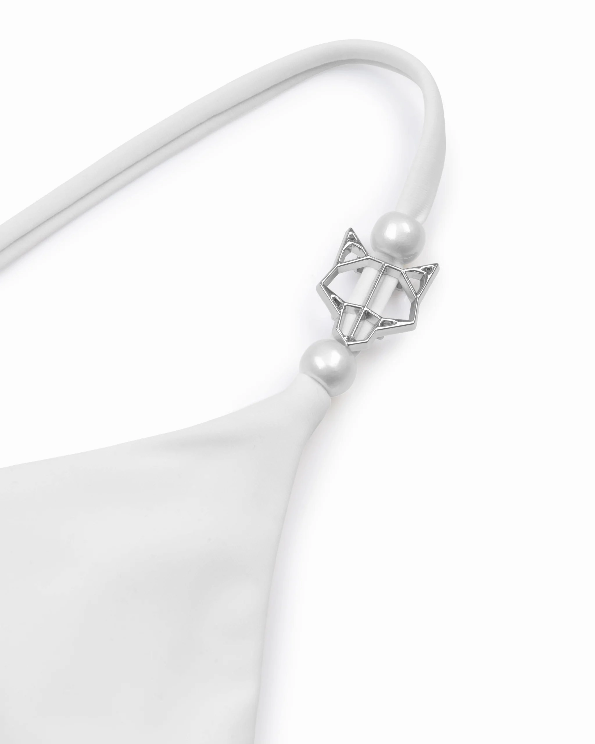 Naked Wolfe Blue Haven One Piece White Swimsuit