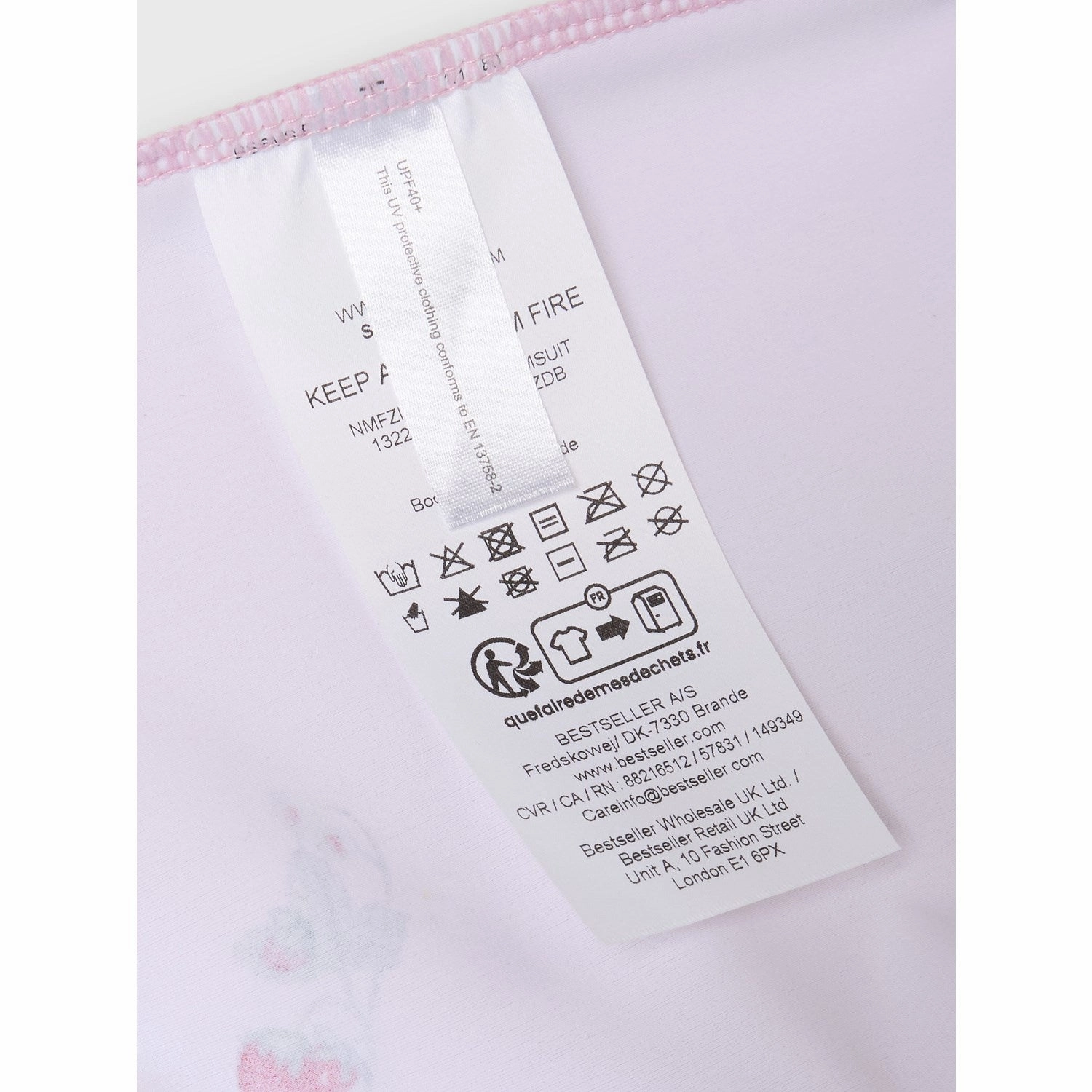 Name It Fragrant Lilac Zila 3/4 UV Swimsuit