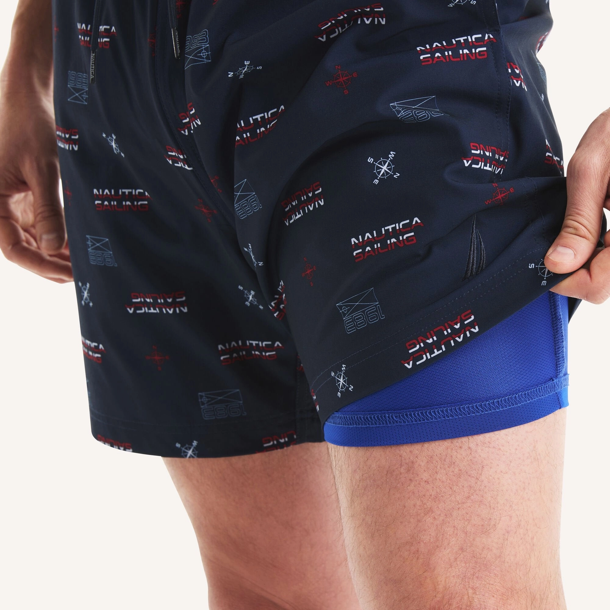Nautica Mens 6" Quick-Dry Swim