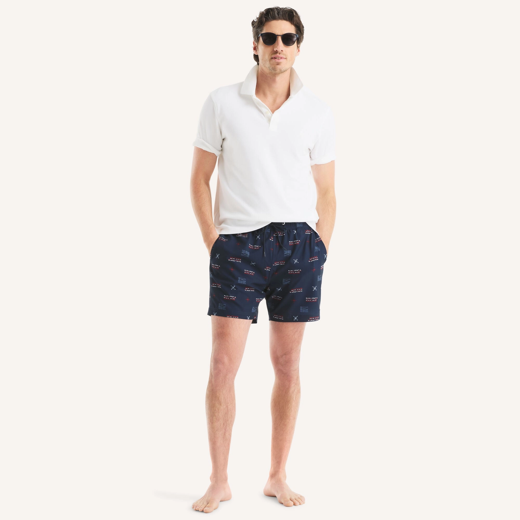 Nautica Mens 6" Quick-Dry Swim