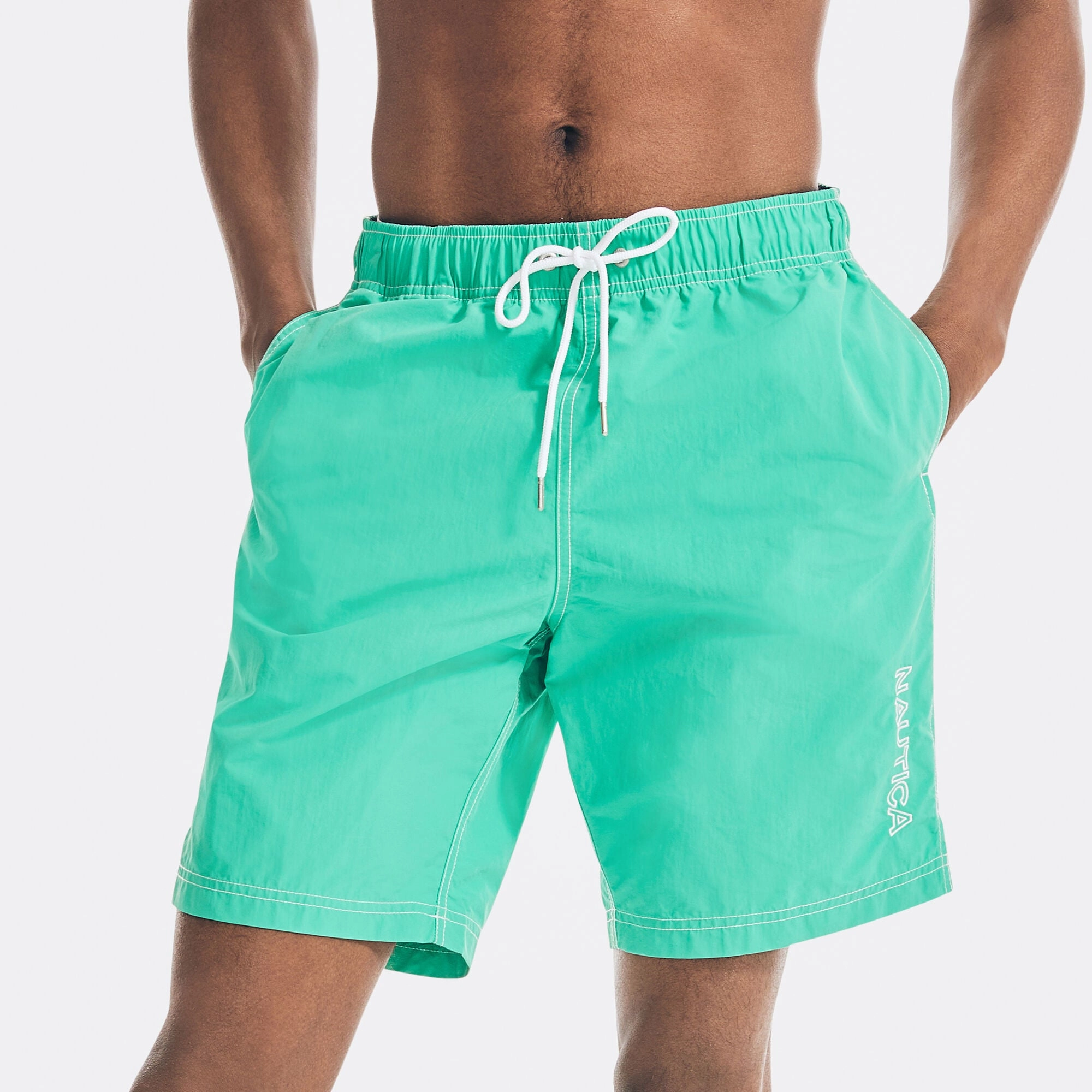 Nautica Mens 8" Quick-Dry Swim