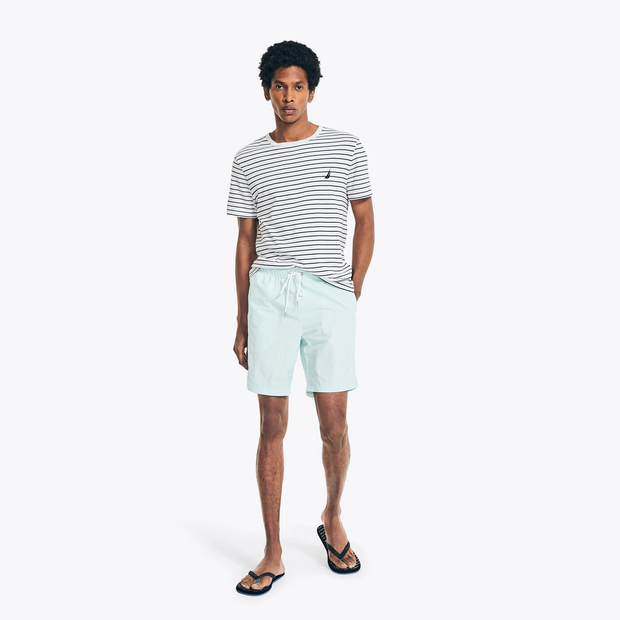 Nautica Mens 8" Quick-Dry Swim