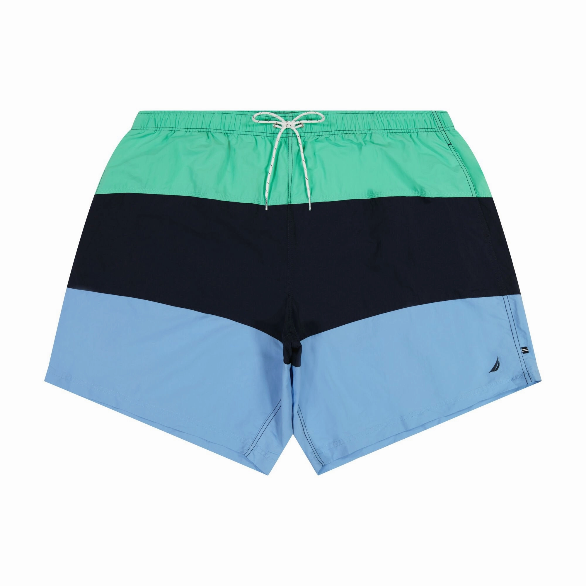 Nautica Mens Big & Tall Tri-Block Quick-Dry Swim