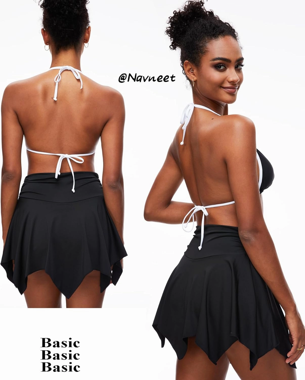 Navneet Triangle Bikini Tops for Women Halter String Bathing Suit Sexy Brazilian Bikini Swimsuit Top