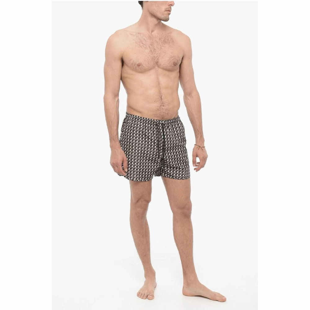 Neil Barrett All Over Thunderbolt Printed Swim Men's Shorts
