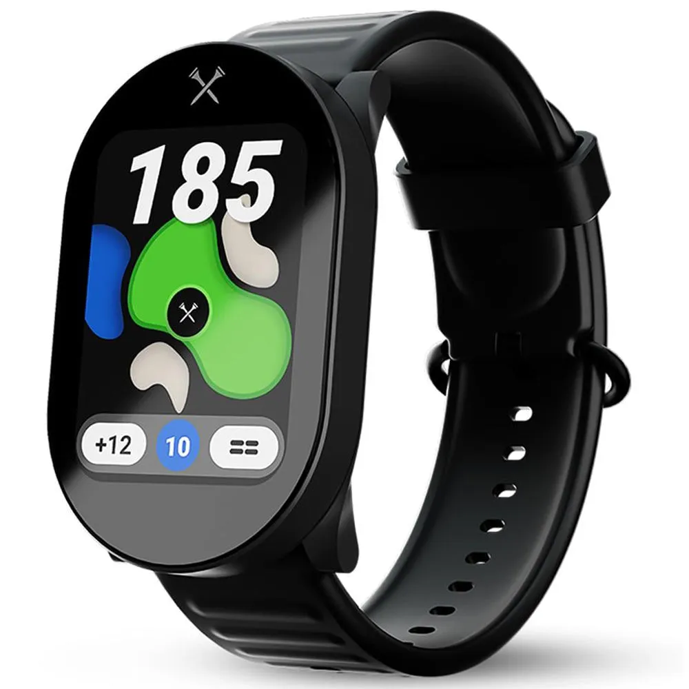 Blue Tees Playmaker  GPS Watch - Black, Airline approved golf bag