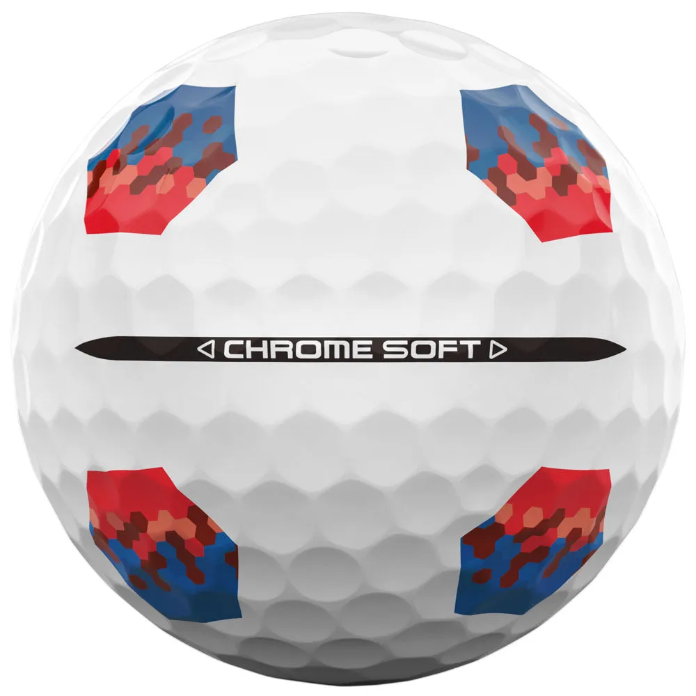 Callaway Chrome Soft TruTrack Golf Balls - White - 12 Pack, Women's golf skirts