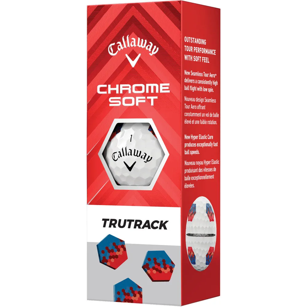 Callaway Chrome Soft TruTrack Golf Balls - White - 12 Pack, Cobra AeroJet driver