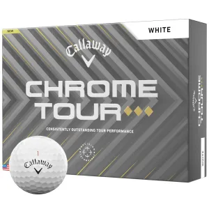 New & Noteworthy Callaway Chrome Tour TD Golf Balls - White - 12 Pack Made for You, Ladies golf clubs, Clearance golf clubs
