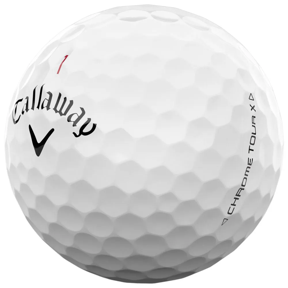Callaway Chrome Tour X Golf Balls - White - 12 Pack, Golf mat for home, Wide width golf shoes, Golf club head covers