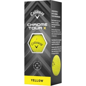 New & Noteworthy Callaway Chrome Tour X Golf Balls - Yellow - 3 Sleeve Upgrade Your Gear, FootJoy golf shoes, Golf putter for beginners, Golf cart accessories