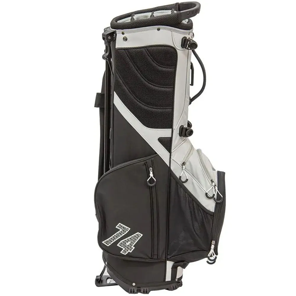 Eze 74 Hybrid Stand/Cart Bag - White/Navy, Golf rule book 2024, Left-handed golf putters, Lightweight golf bag