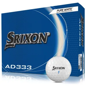 New & Noteworthy Srixon AD333 Golf Balls - White - 12 Pack Must Try, Golf push cart
