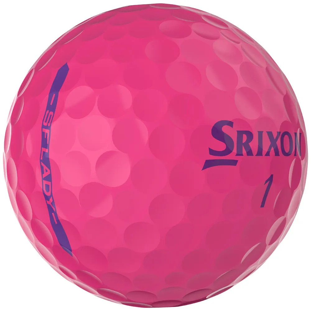 Srixon Soft Feel Ladies Golf Balls - Pink - 12 Pack, Golf cart cup holder