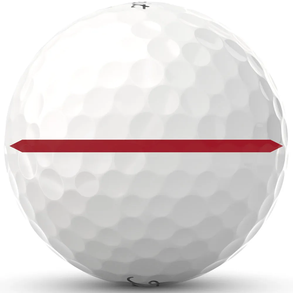 Titleist Pro V1x AIM Performance Alignment Golf Balls - Red - 12 Pack, High visibility golf balls, Golf tournament prizes, Compression golf socks