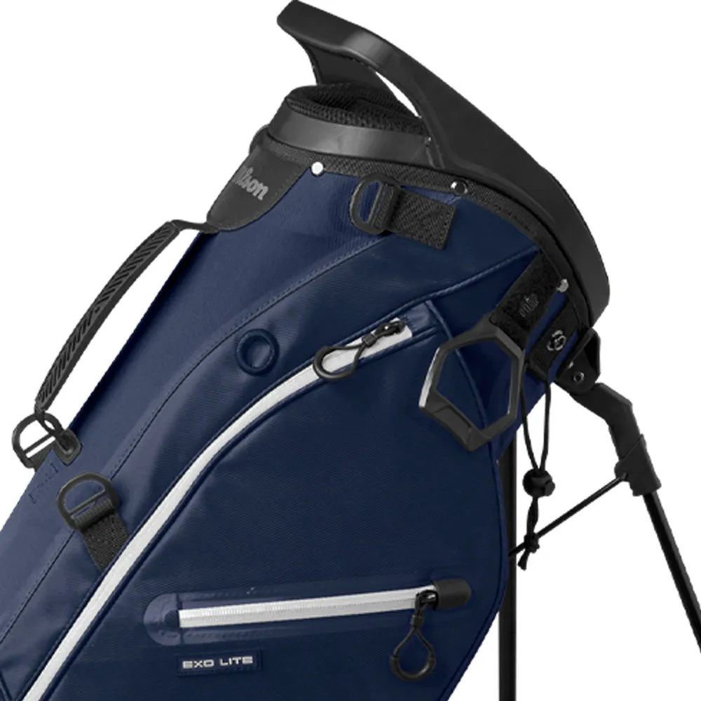 Wilson Exo Lite Stand Bag - Navy/White, Breathable golf pants
