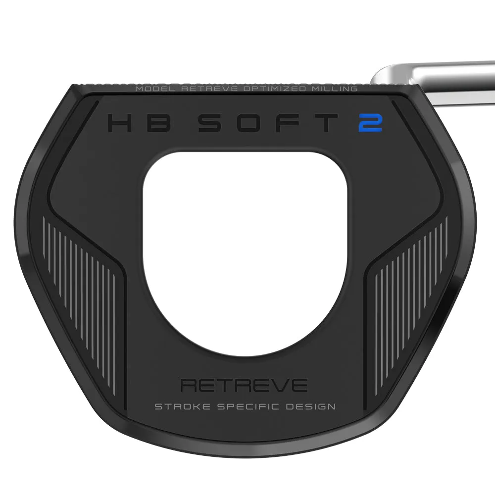 Cleveland HB Soft 2 UST Black Putter - Retreve OS, Golf divot tool, Golf hitting mat, Golf stand bag