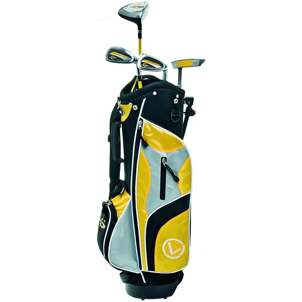 Longridge Challenger Cadet Junior Package Set (Ages 4-7), Golf stretching straps, Steel shaft golf irons
