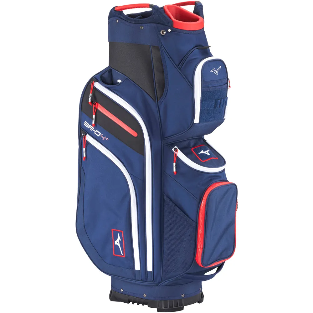 Mizuno BR-D4 Cart Bag - Navy/Red, Golf ball markers, Cheap golf equipment