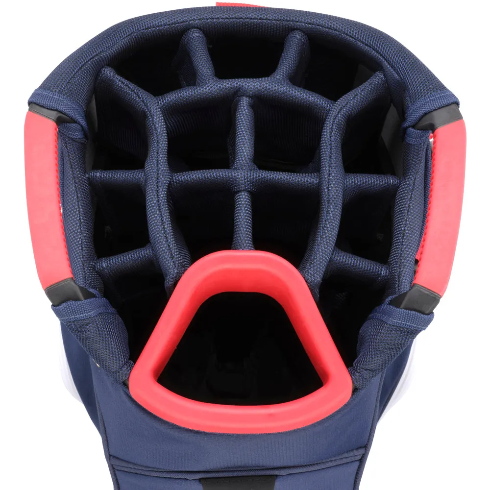 Mizuno BR-D4 Cart Bag - Navy/Red, Backyard golf setup, Leather golf gloves, Ping G430 hybrid