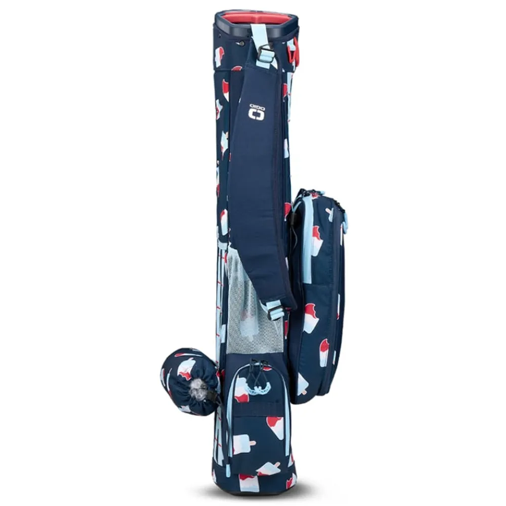 OGIO Funday Carry Bag - Rocket Pop, Bluetooth golf speaker, MOI golf club technology