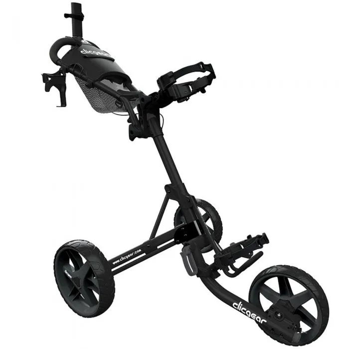 New Favorites Clicgear 4.0 3-Wheel Push Trolley - Black Ready to Ship, Golf organizer for car, Golf belt with ball marker