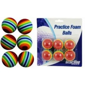 New Favorites Longridge Multi Colour Practice Foam Golf Balls Meet Your Match, Luxury golf accessories