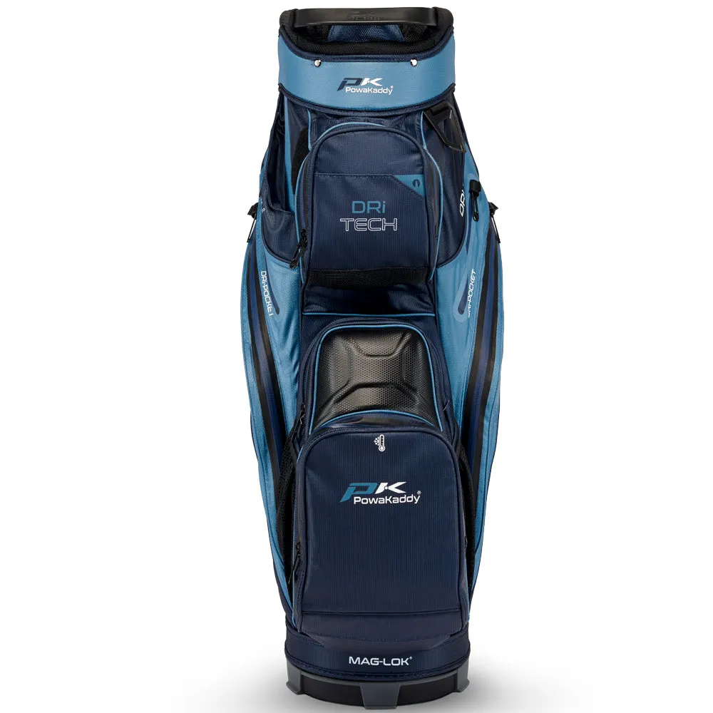 PowaKaddy Dri-TECH Waterproof Cart Bag -  Blue, Golf club cleaner, Titleist TSR3 driver, Golf ball finder glasses