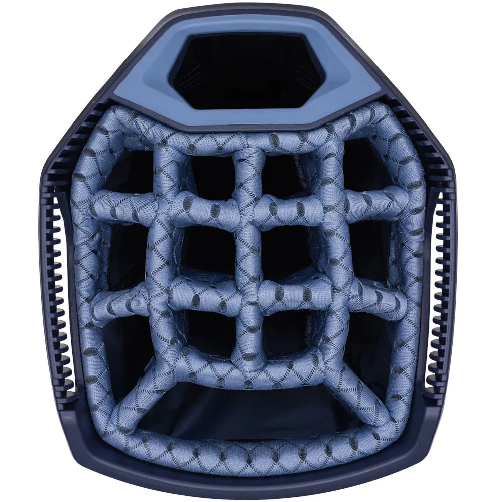 Sun Mountain H2NO ELITE Waterproof Cart Bag - Navy/Trident, TaylorMade Stealth driver, Golf organizer for car