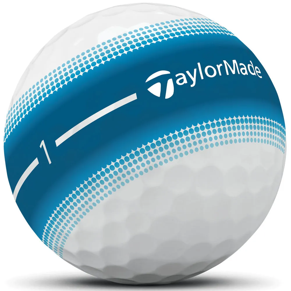 TaylorMade Tour Response Stripe Balls - 4 for 3 - Neon Multi, Summer golf shoes, UV protection golf hat, Compression golf socks