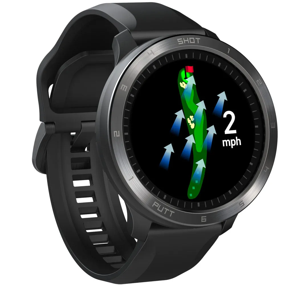 Voice Caddie T11 Pro GPS Watch - Black, Yellow golf balls