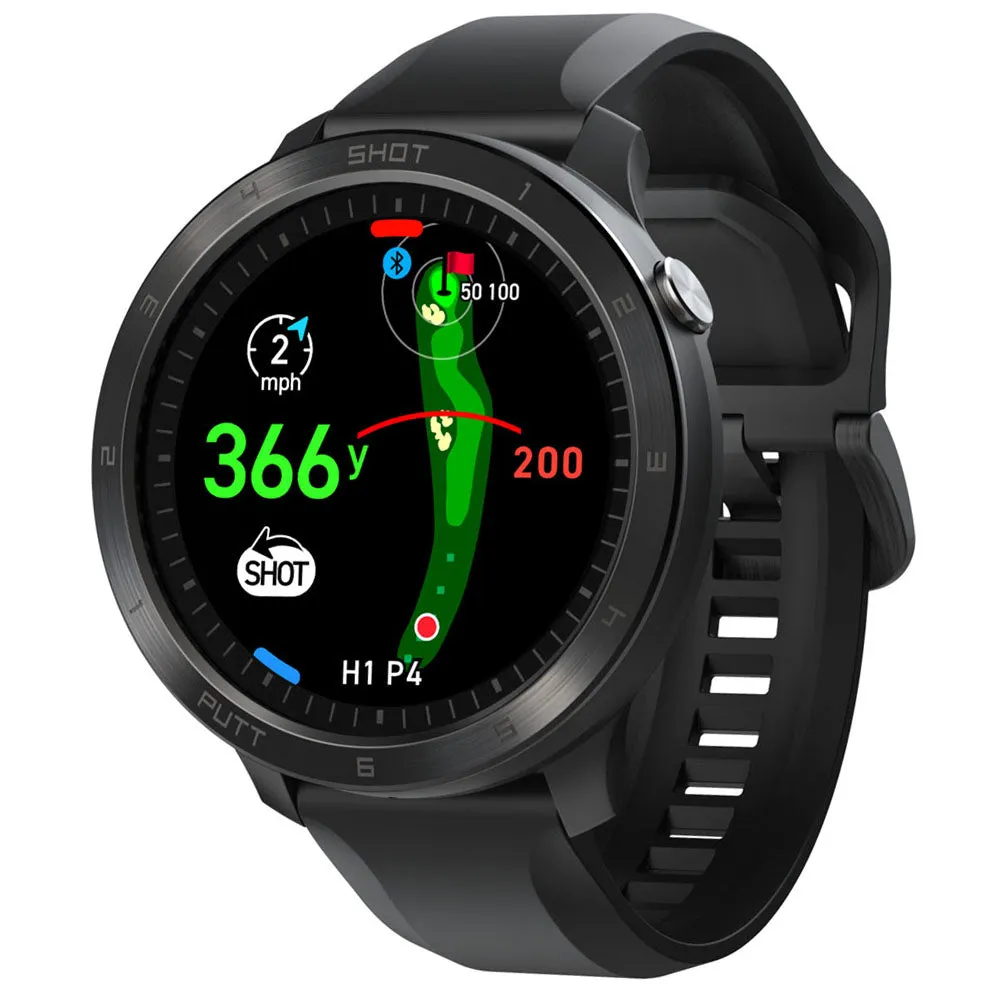 Voice Caddie T11 Pro GPS Watch - Black, Golf belt with ball marker, Nike Air Zoom golf shoes