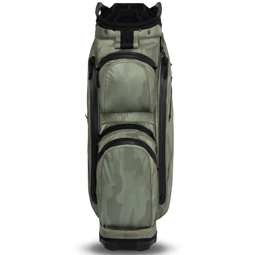 Callaway Chase 14 Dry Waterproof Cart Bag - Green Camo, Waterproof golf jacket, Airline approved golf bag, Solar powered golf cart