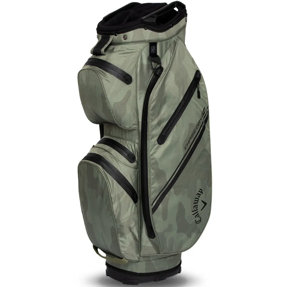 Callaway Chase 14 Dry Waterproof Cart Bag - Green Camo, Custom golf head covers
