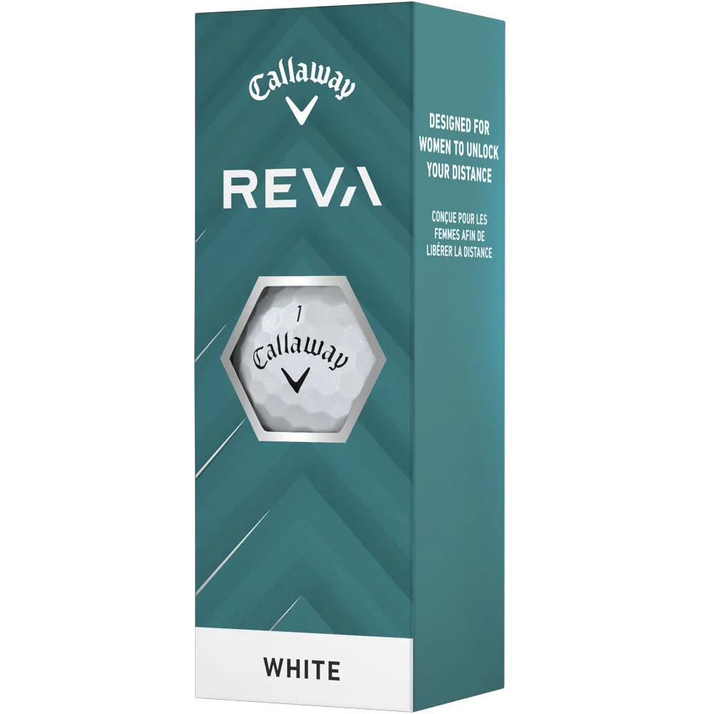 Callaway Reva Ladies Golf Balls - White - 12 Pack, Breathable golf pants, Recycled golf accessories