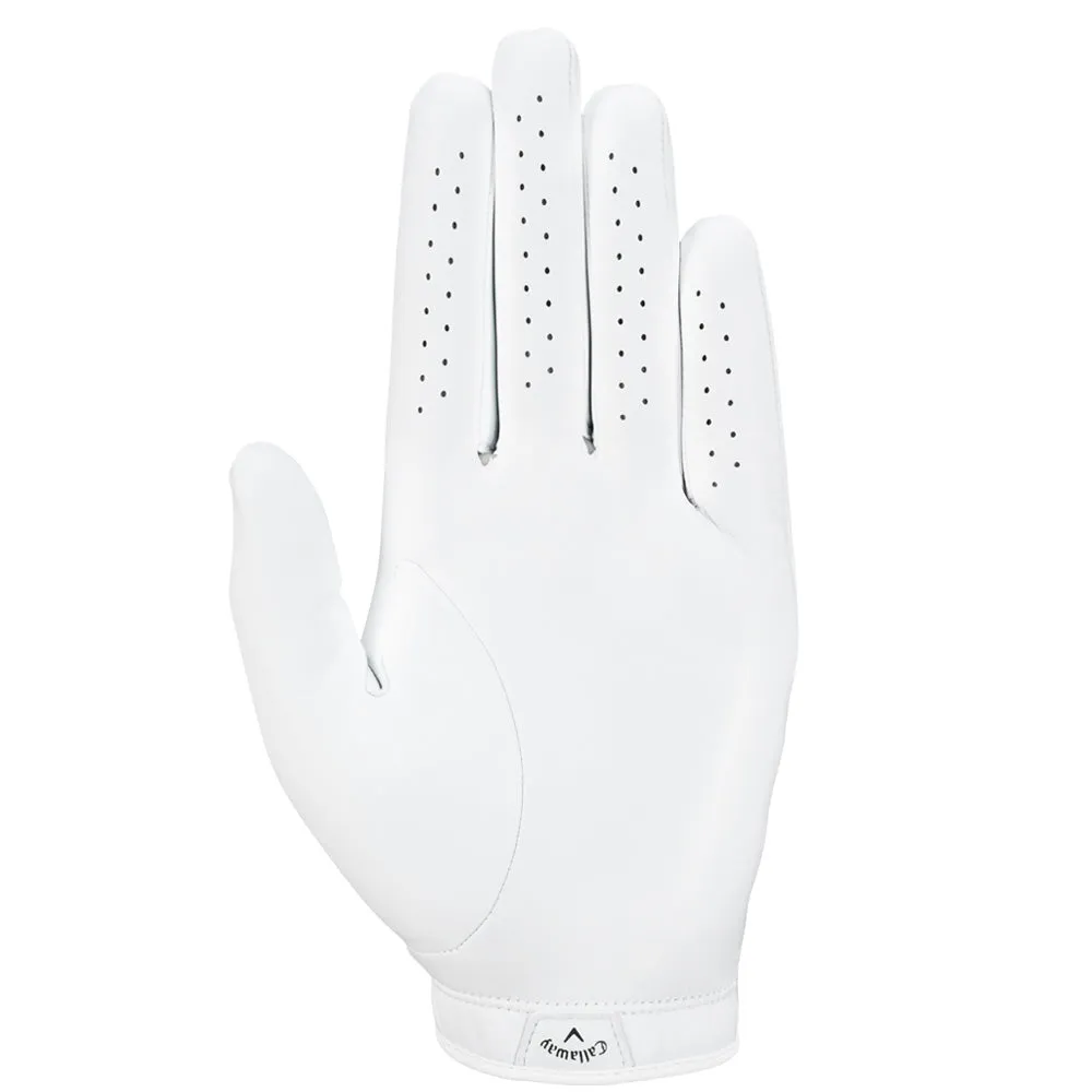 Callaway Tour Authentic Glove - White, Low compression golf balls, Golf cart accessories