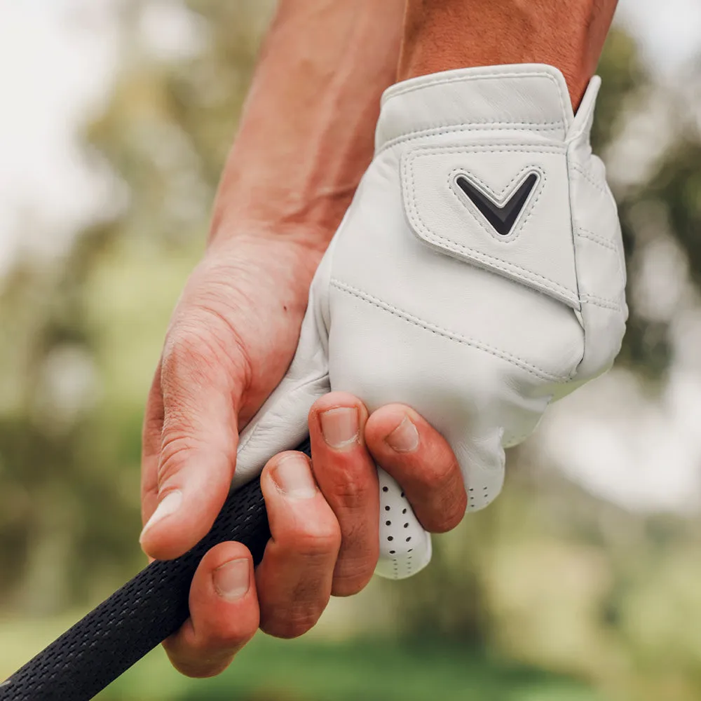 Callaway Tour Authentic Glove - White, Golf travel case