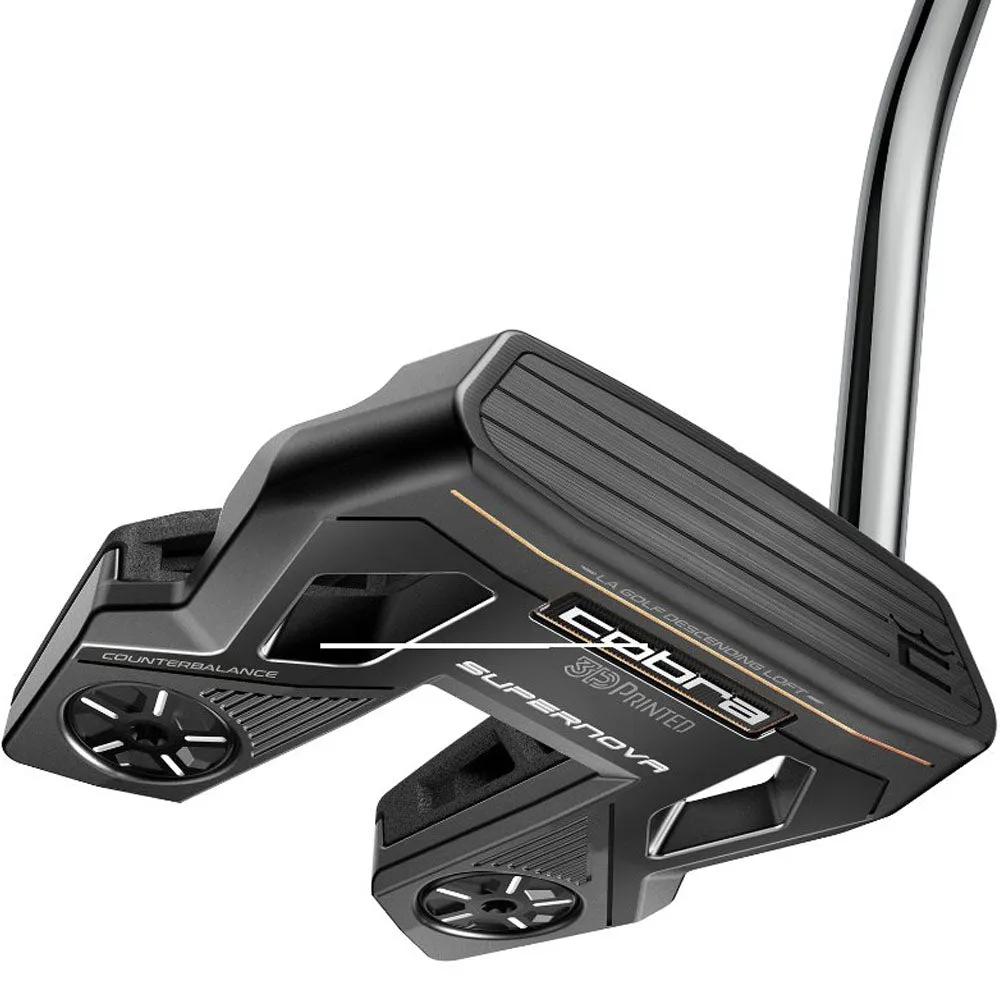 Cobra 3D Printed Putter - Supernova Counter Balanced Black, Black Friday golf deals, Smart golf balls