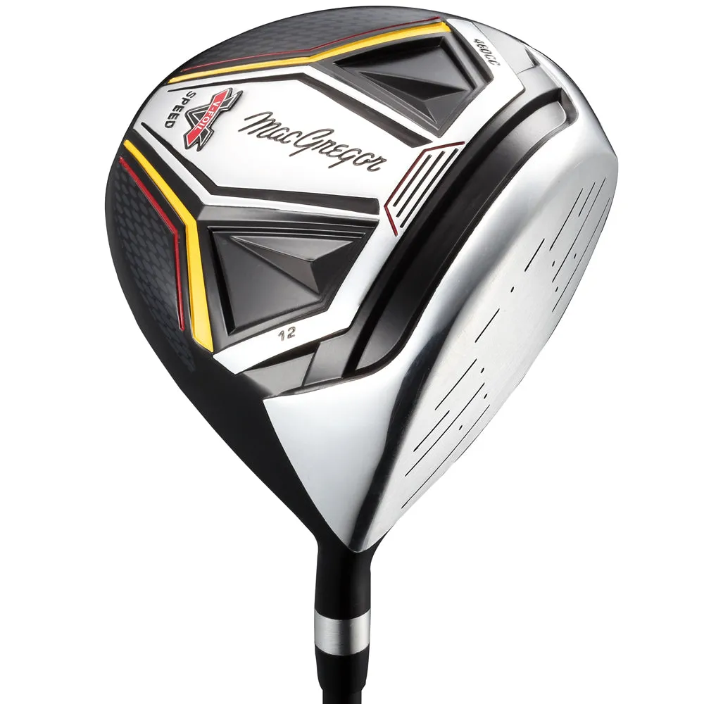 MacGregor V-Foil Speed 11-Piece Stand Bag Package Set - Steel, Compression golf socks